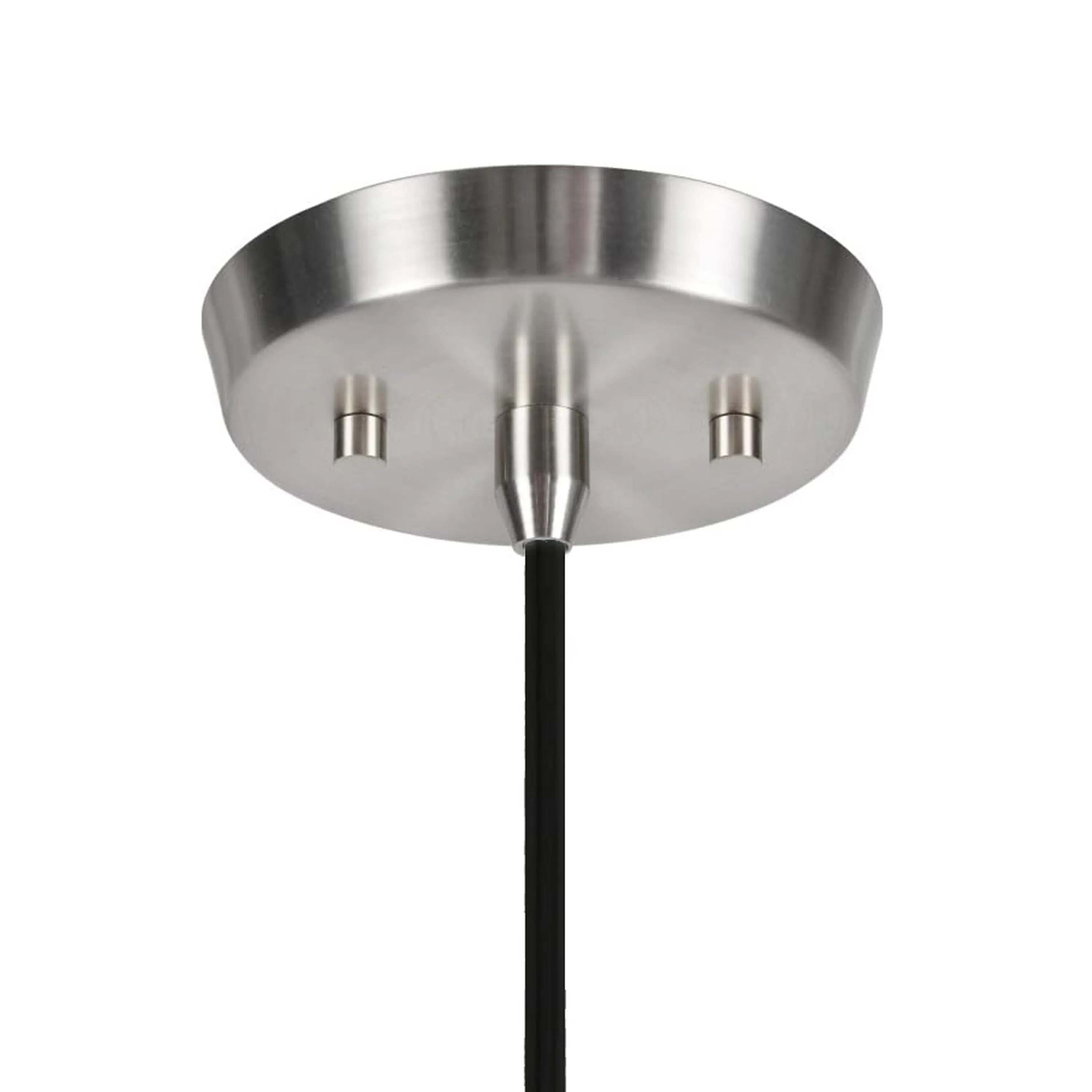 # 71030 One-Light Hanging Pendant Ceiling Light with Transitional Hardback Drum Fabric Lamp Shade, Flaxen, Linen 8" W