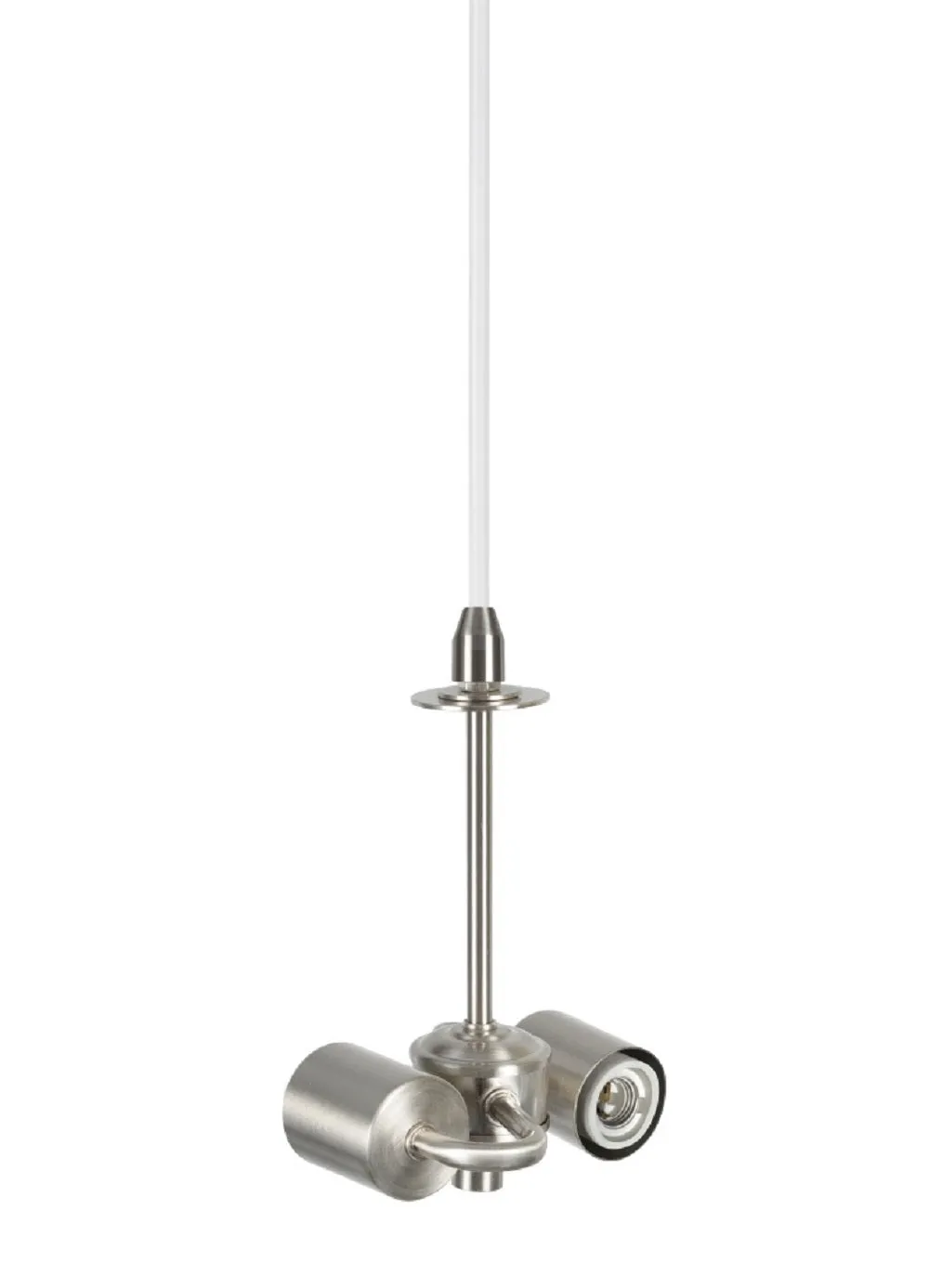 # 71161-11 Two-Light Hanging Pendant Ceiling Light with Transitional Drum Fabric Lamp Shade, Hunter Green & White, 16" width