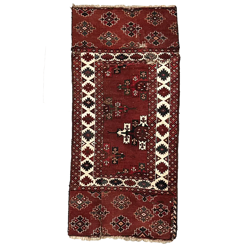 2'6" x 5'1" Early 20th Century Tribal Rug