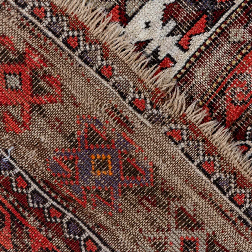 3'8" x 5'9 Antique Armenian Shirvan Rug