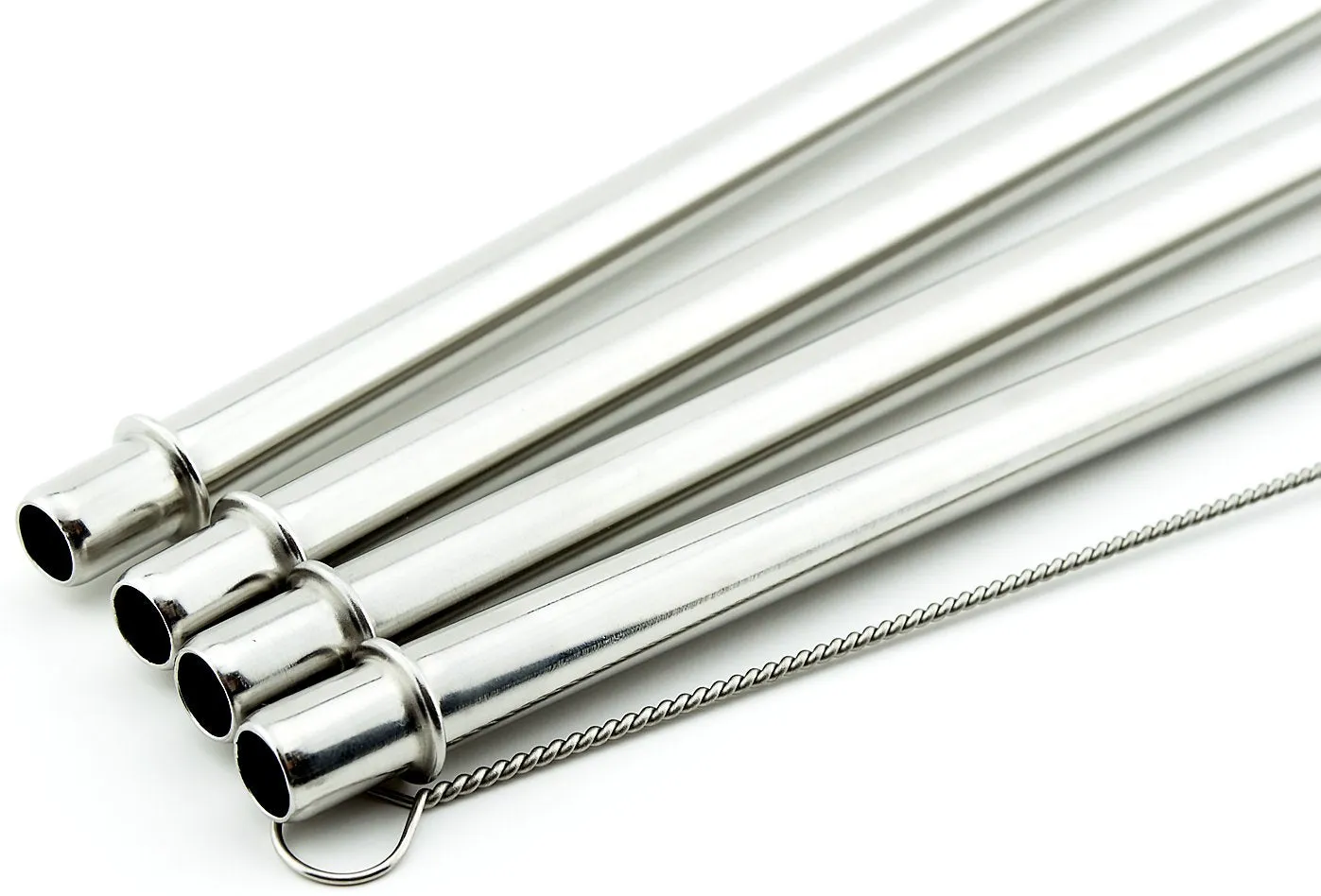 4 Pack Cocostraw for Contigo Shake and Go 20 oz Auto Close Tumbler PerfectFIT 18/8 Stainless Steel Drinking Straws With Cleaning Brush