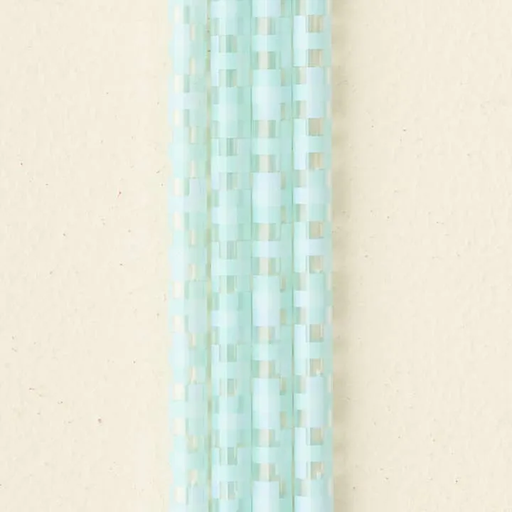 40 oz Tumbler Straw Set - Check Blue
