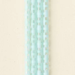 40 oz Tumbler Straw Set - Check Blue