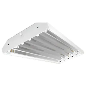 4ft LED Ready High Bay, 6 T8 Lamp, Single End Wiring, Bulbs Not Included