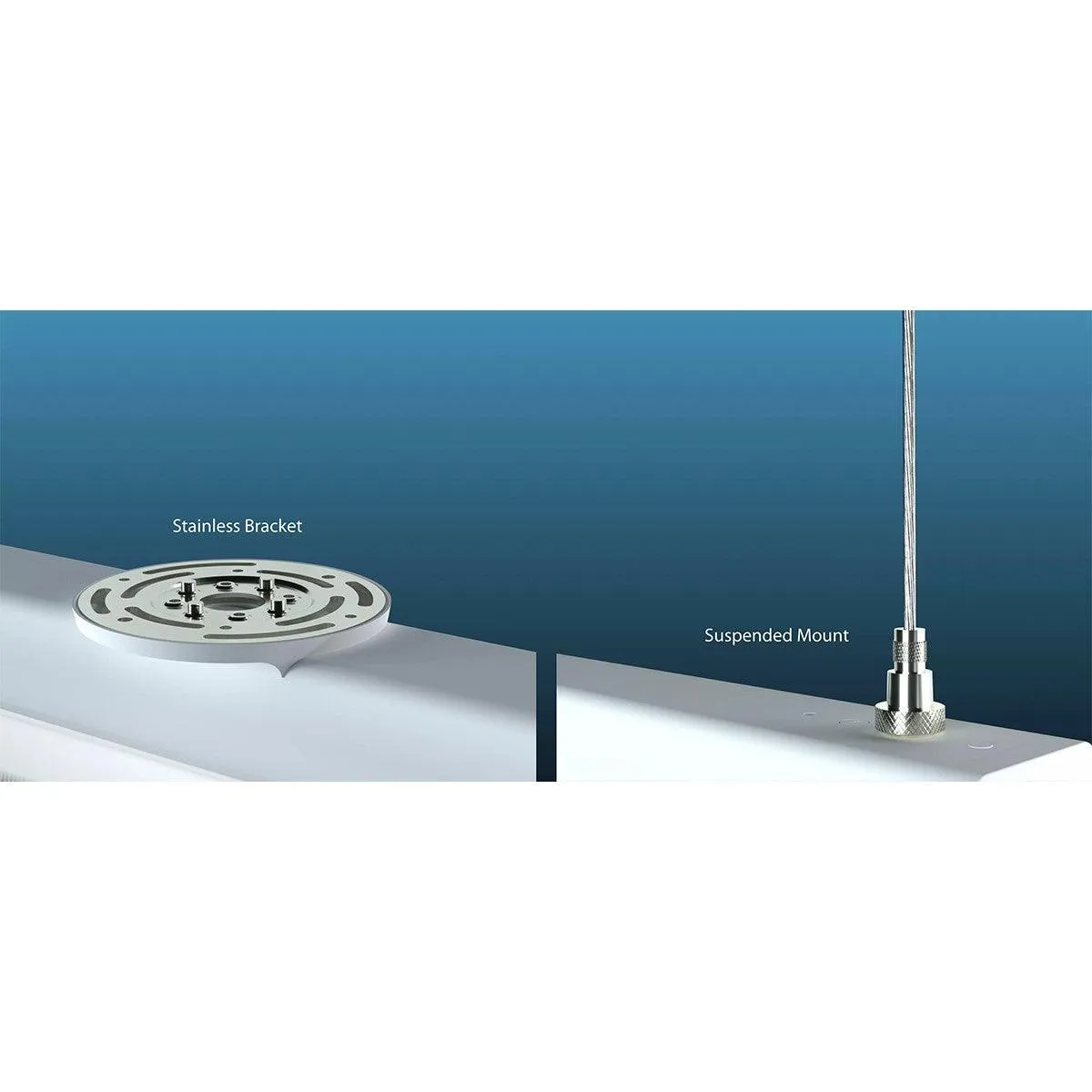 4ft LED Strip Light Fixture 24/48 Watts, 6600 Lumens, 30K/35K/40K/50K 120/277V