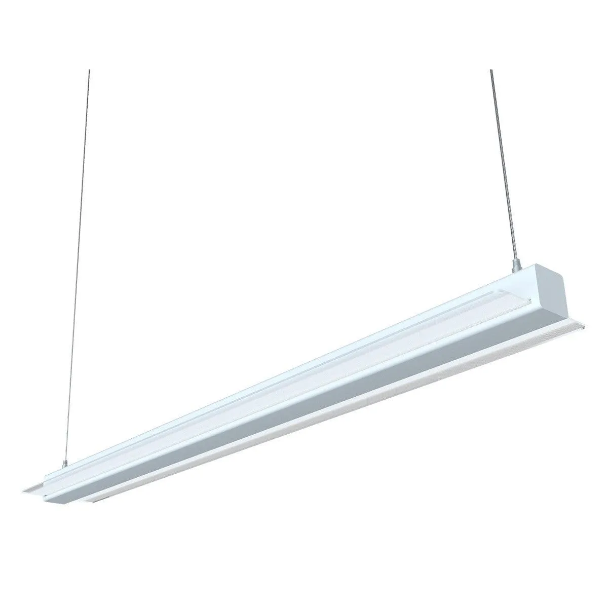 4ft LED Strip Light Fixture 24/48 Watts, 6600 Lumens, 30K/35K/40K/50K 120/277V