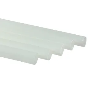 8.5" Giant Milky White/Transparent Paper Wrapped PLA Straws, Case of  7,200