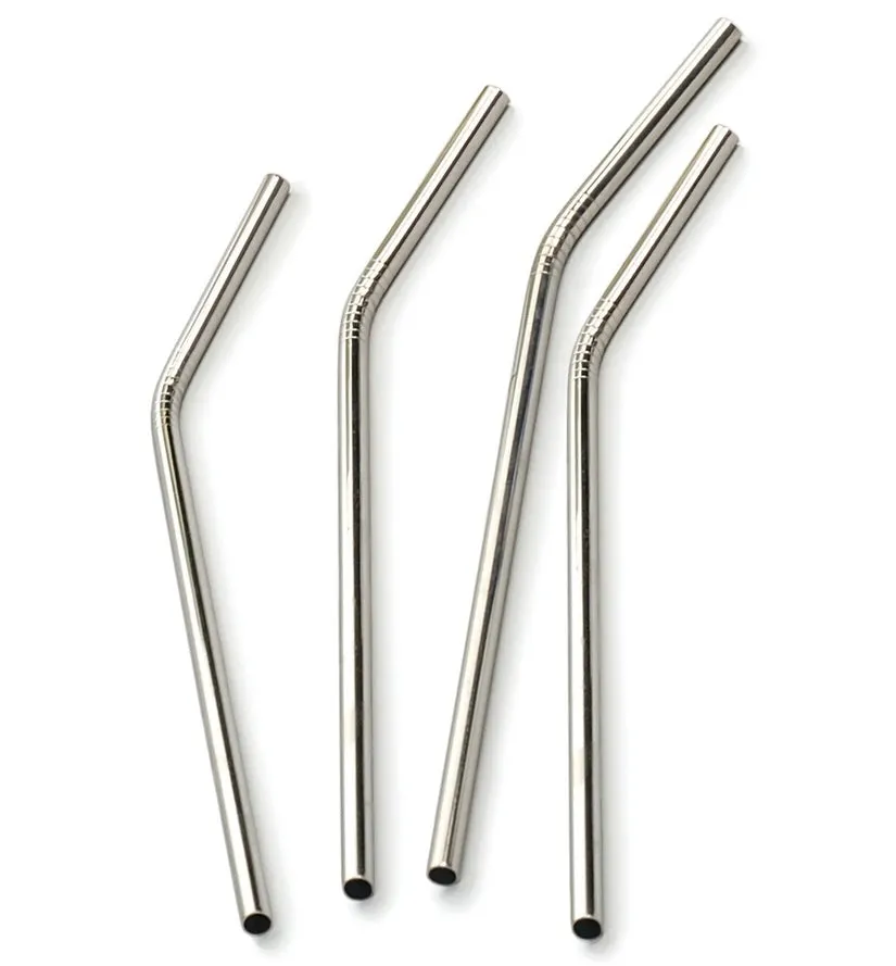 8.5" SS Straw Set/4