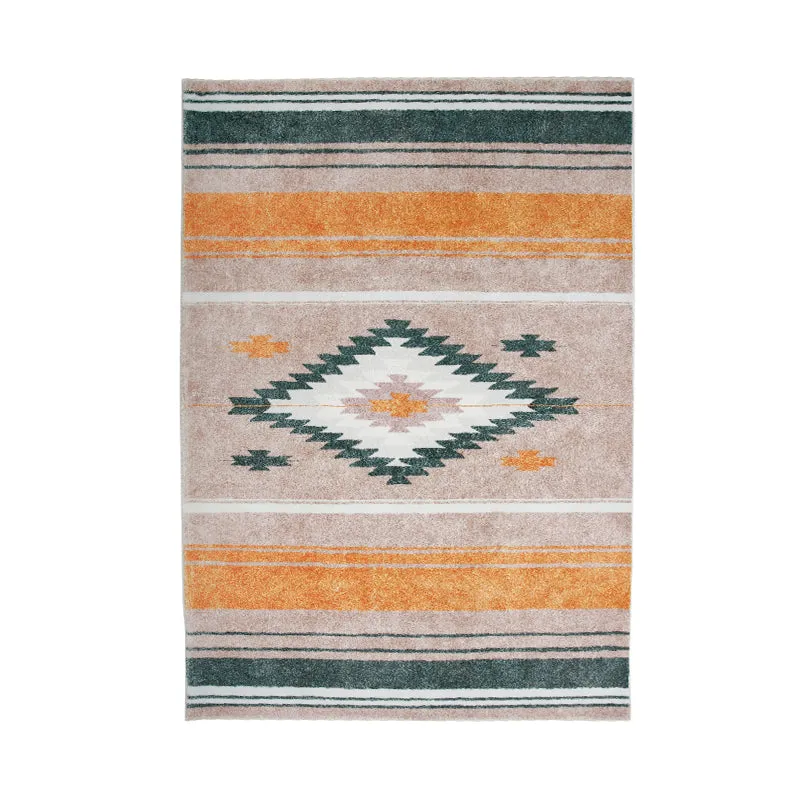 Acalan Modern Green and Yellow Rug