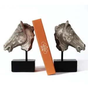 Adamsbro Horse Head Bookend Set