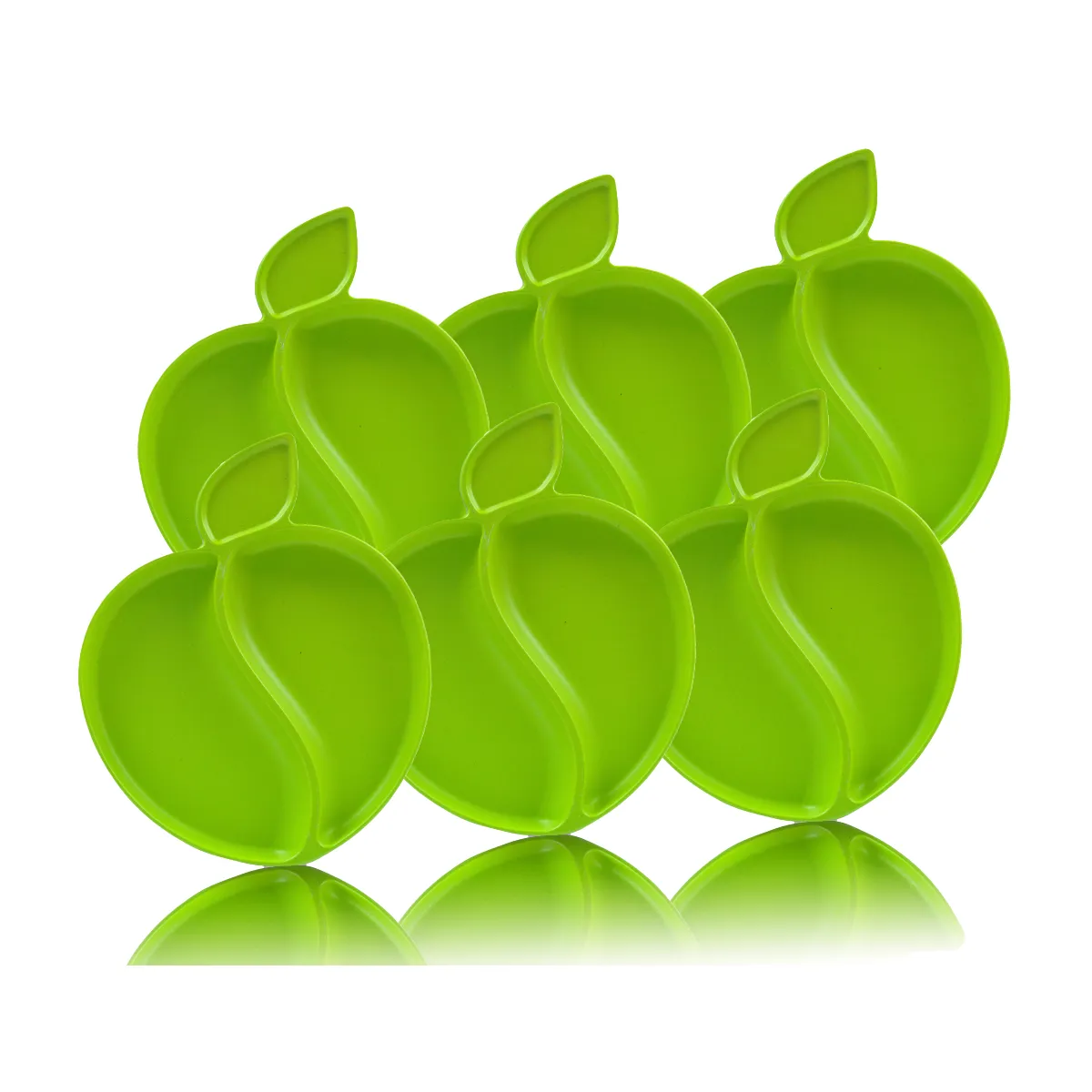 Apple Plate Set - 6 pieces