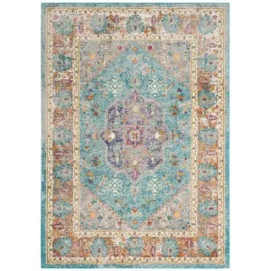 Aria Light Blue/Creme Area Rug