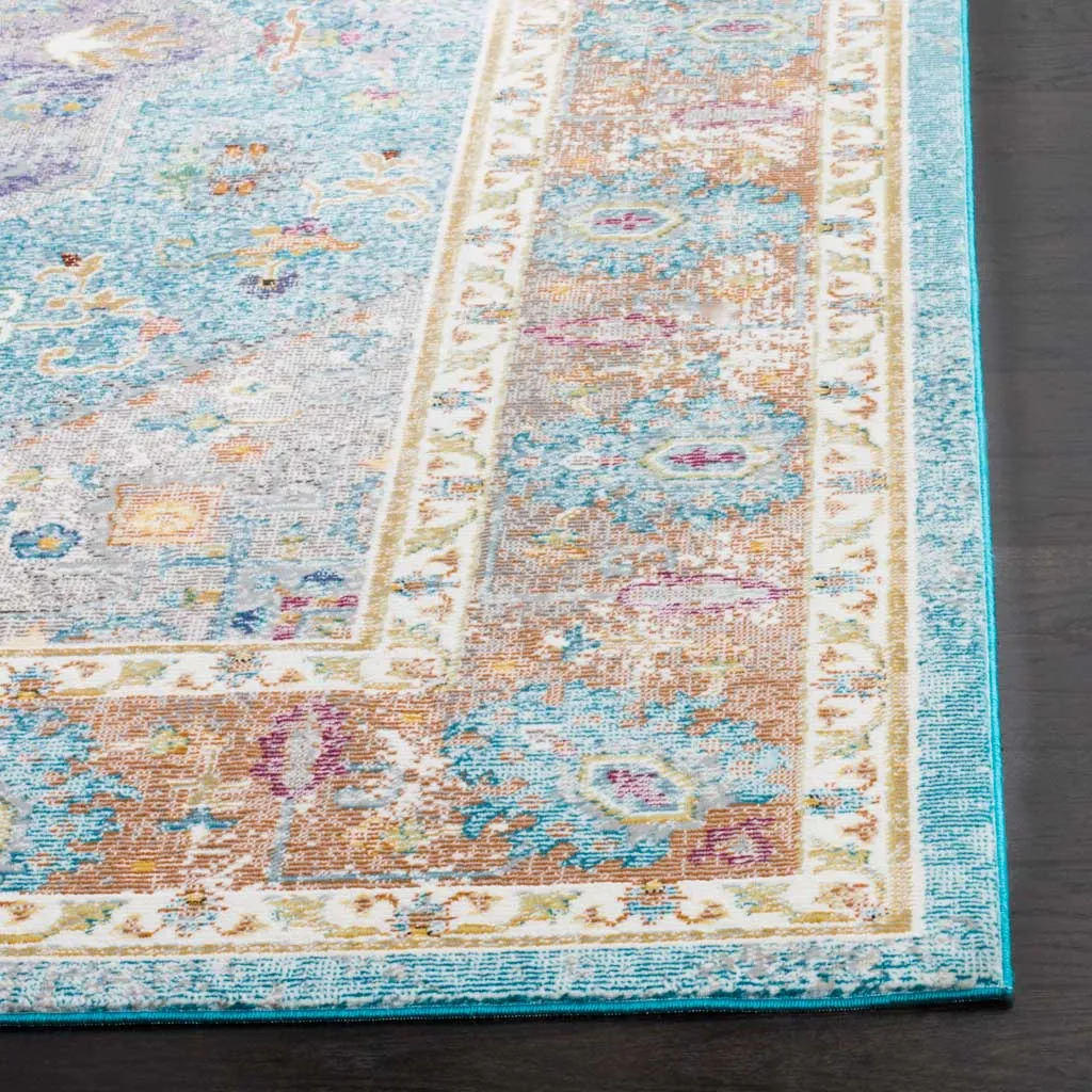 Aria Light Blue/Creme Area Rug