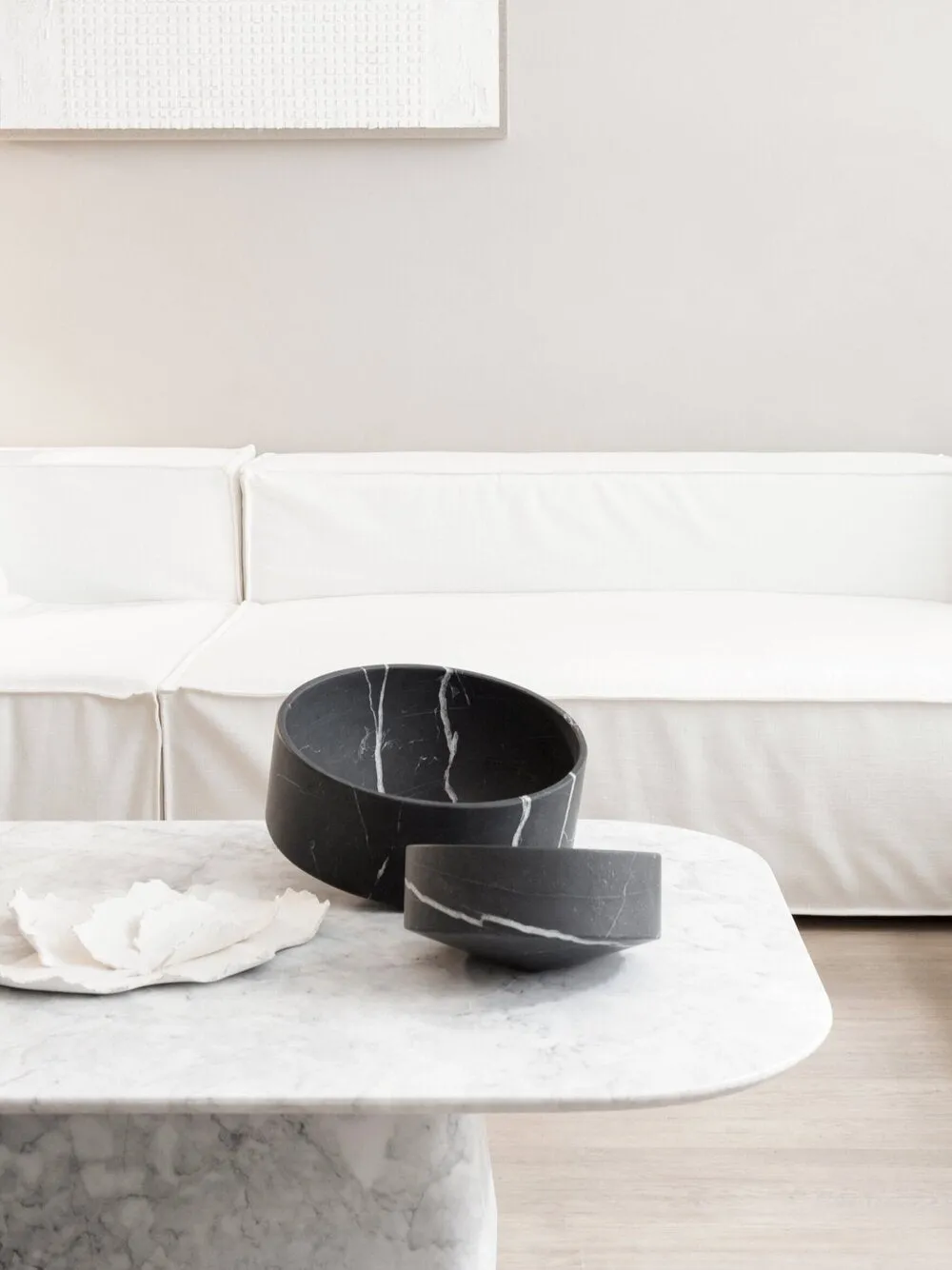 Artisanal Talayot Bowl in Black Marble