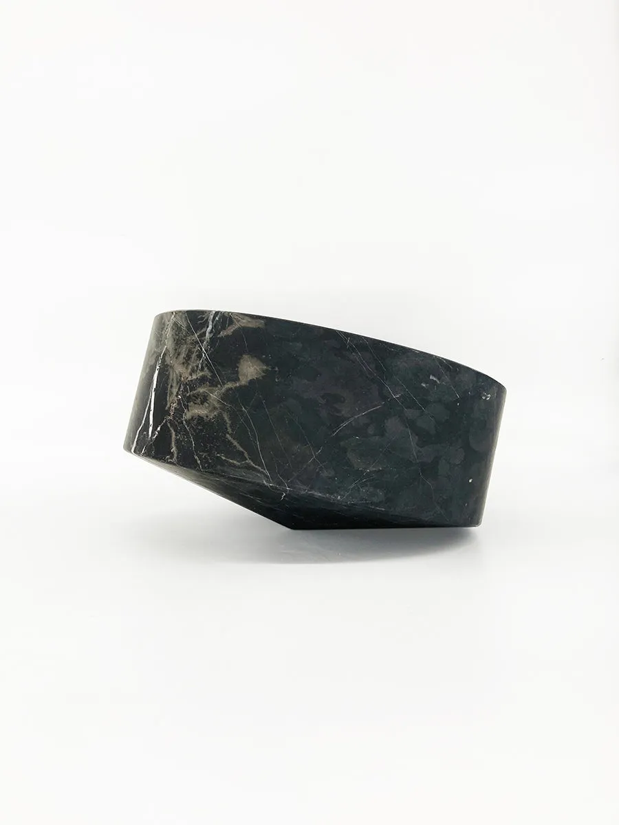 Artisanal Talayot Bowl in Black Marble