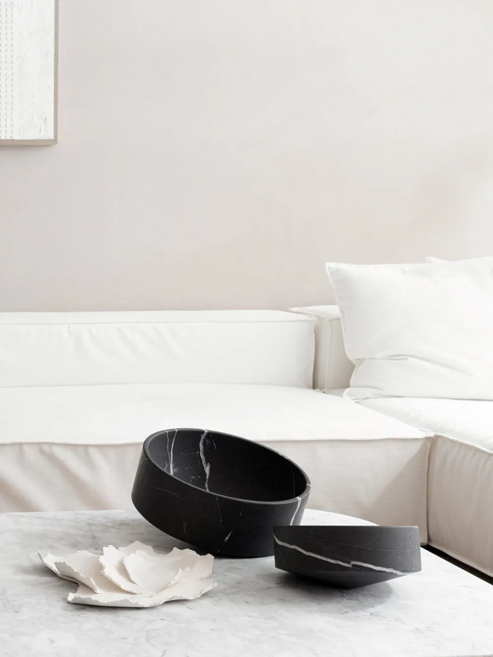 Artisanal Talayot Bowl in Black Marble