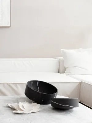 Artisanal Talayot Bowl in Black Marble
