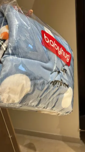 BABYHUG Blanket for Baby- Blue