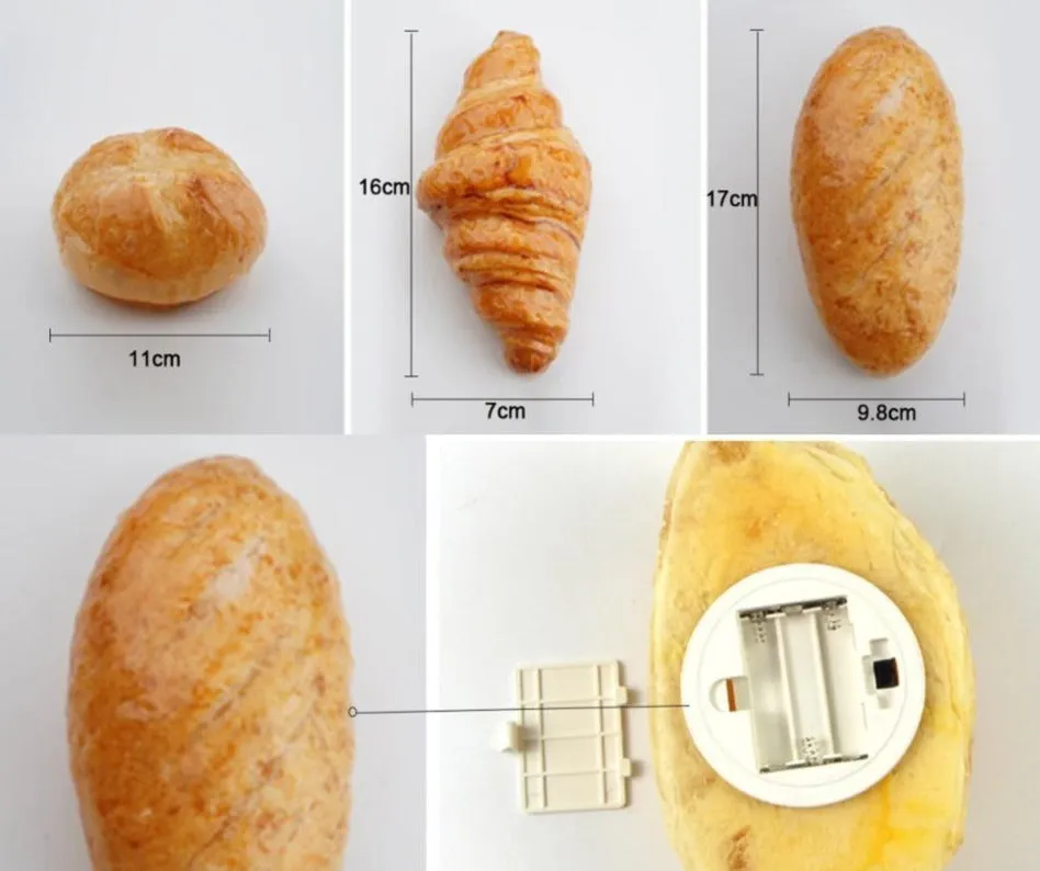 Baked Bread LED Battery Powered Night Light