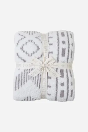 Barefoot Dreams Cozy Chic Artisan Throw in Cream-Beach Rock