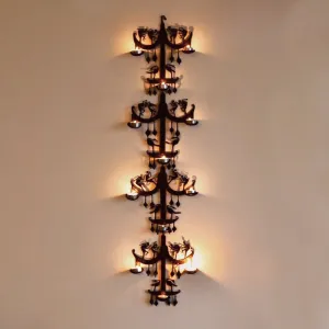 Bastar Handmade Wrought Iron Candle Stand