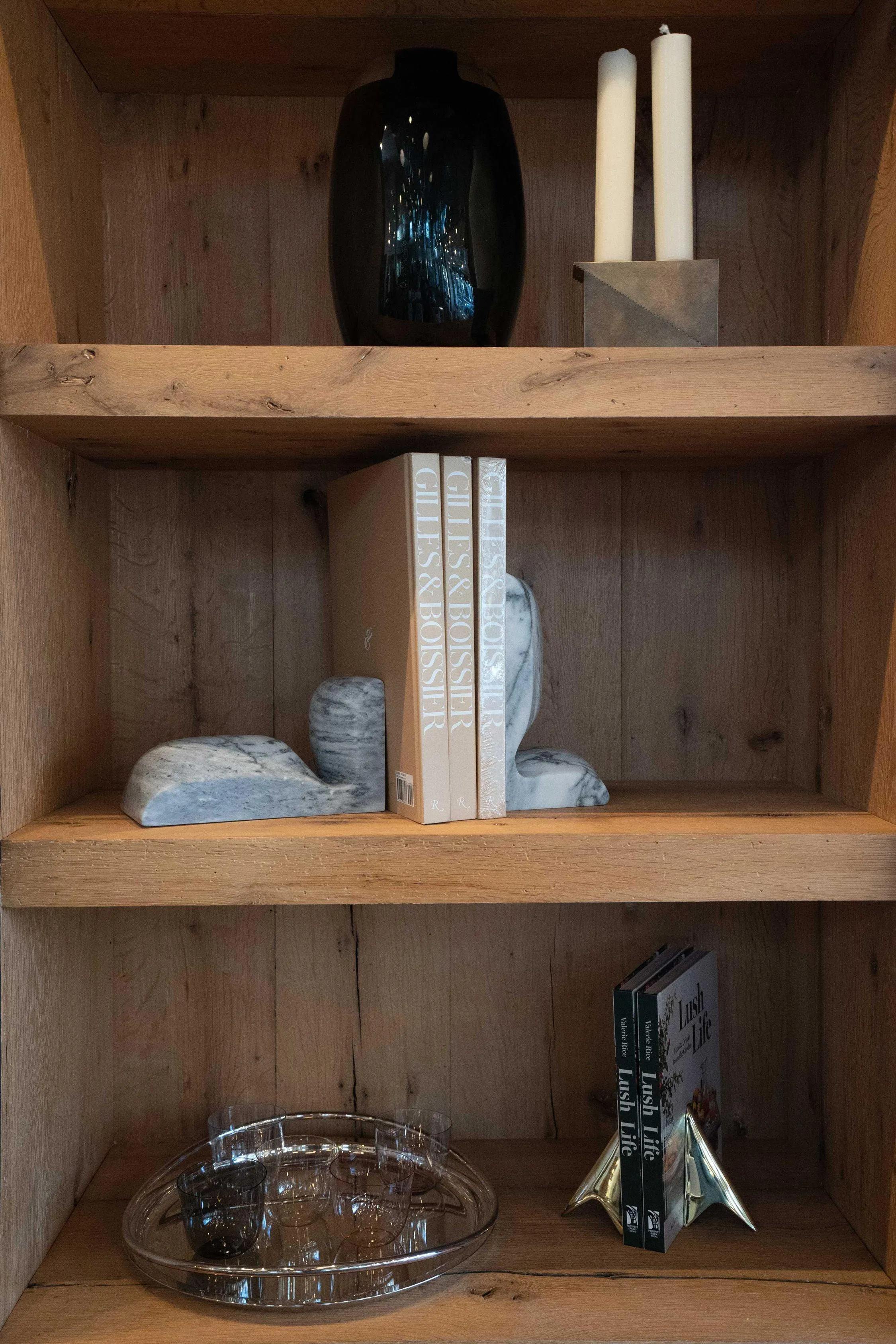 Brass Bookends N.6 by Carl Aubock