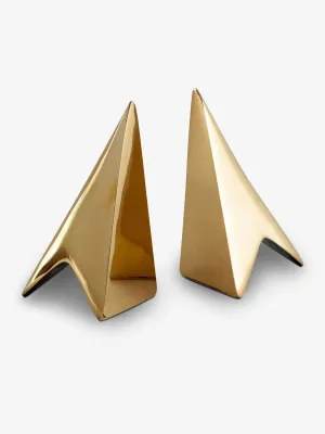 Brass Bookends N.6 by Carl Aubock