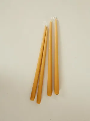 Broste Taper Candle (boxed set of 4) - Golden Yellow