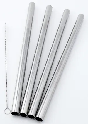 Bubble Tea EXTRA Wide Stainless Steel Smoothie Straws