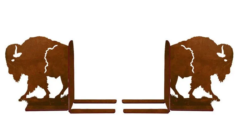 Buffalo Bookend Set