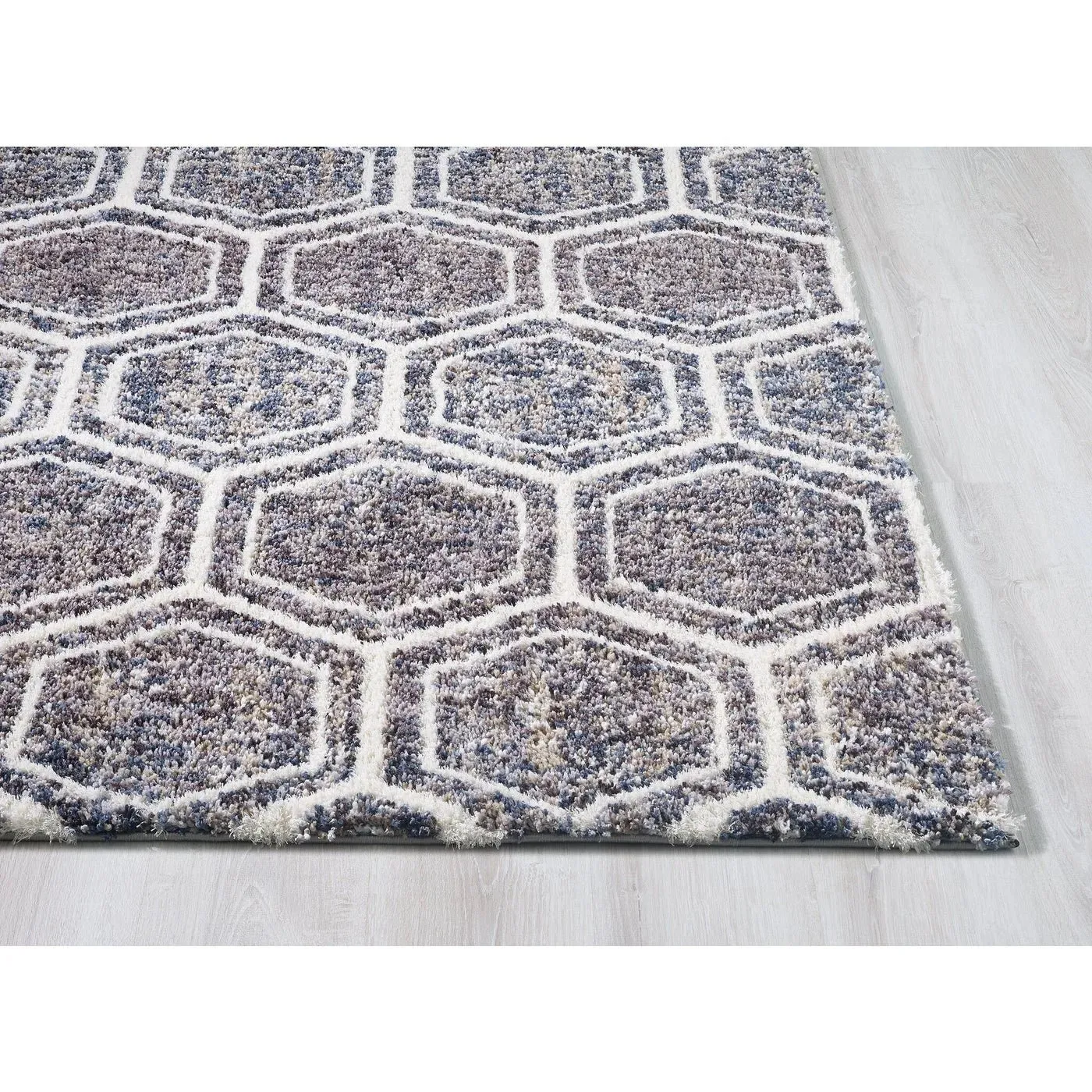 Bungalow 2303 Dimensions Grey/Teal Rug