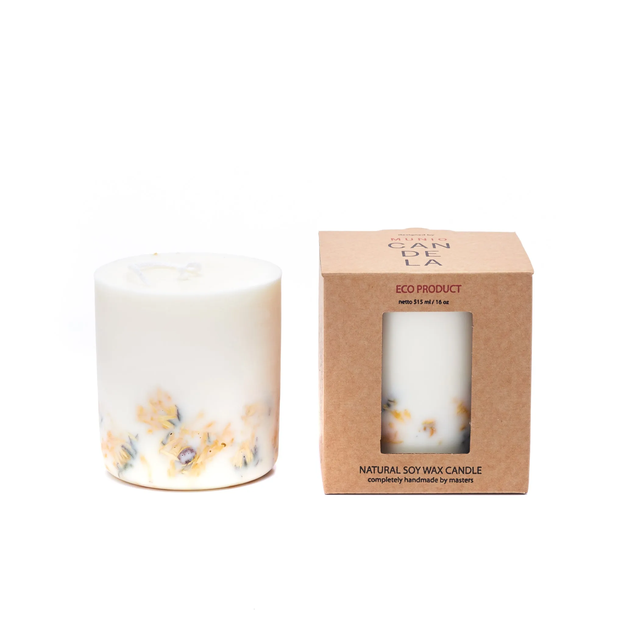 Candle MARIGOLD FLOWERS