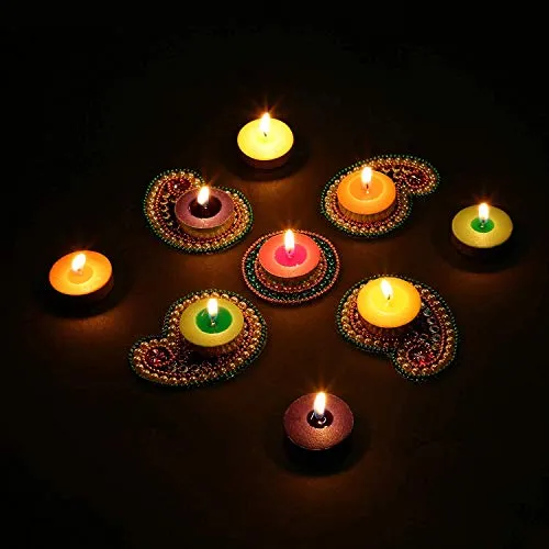 Casa Illuminate 1000% Pure Wax Tealight Candles (Multi, Pack of 1000), Unscented tealight candles for decoration/festivals/aromatherapy