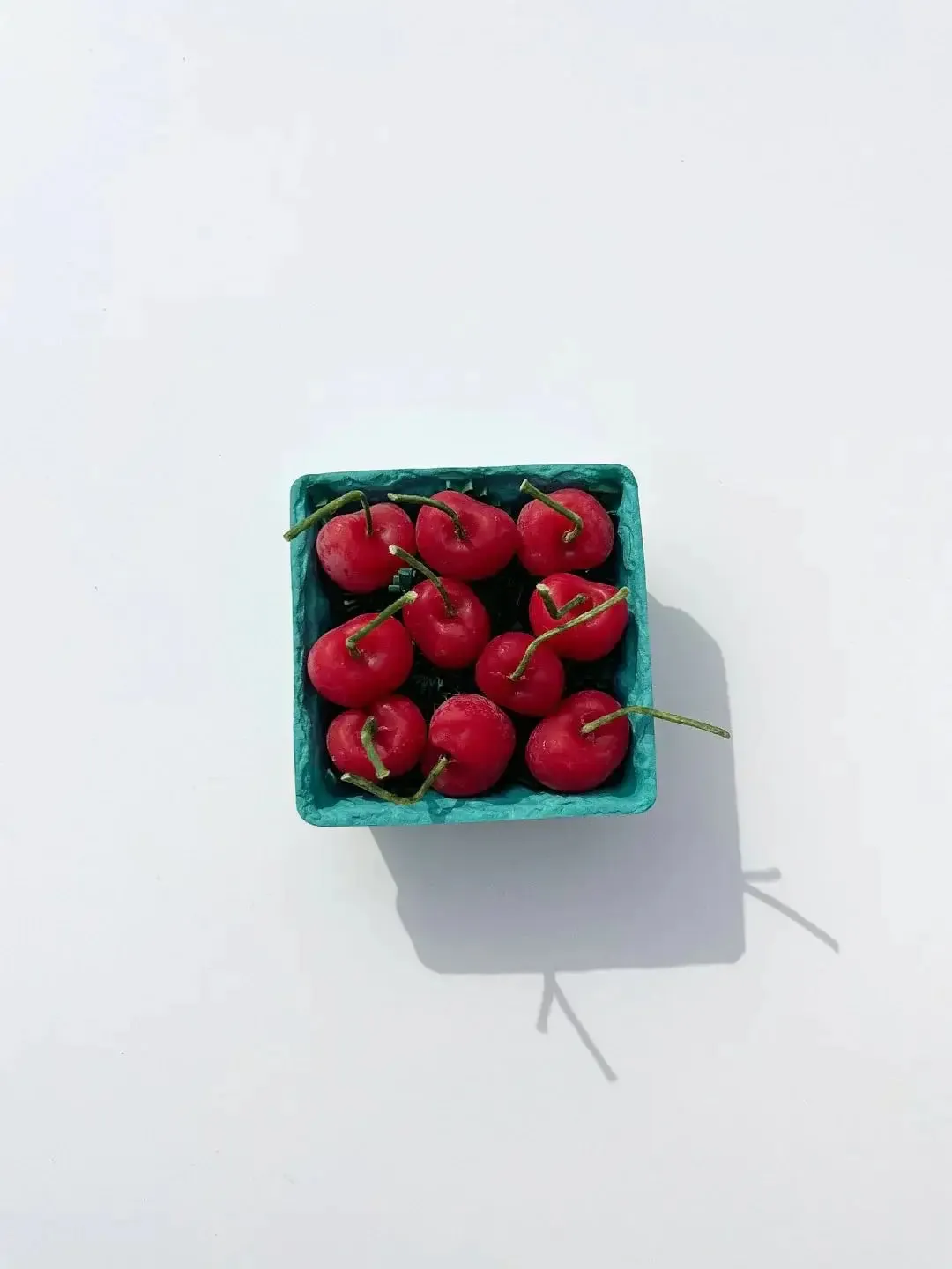 Cherry Beeswax Birthday Candles: 5