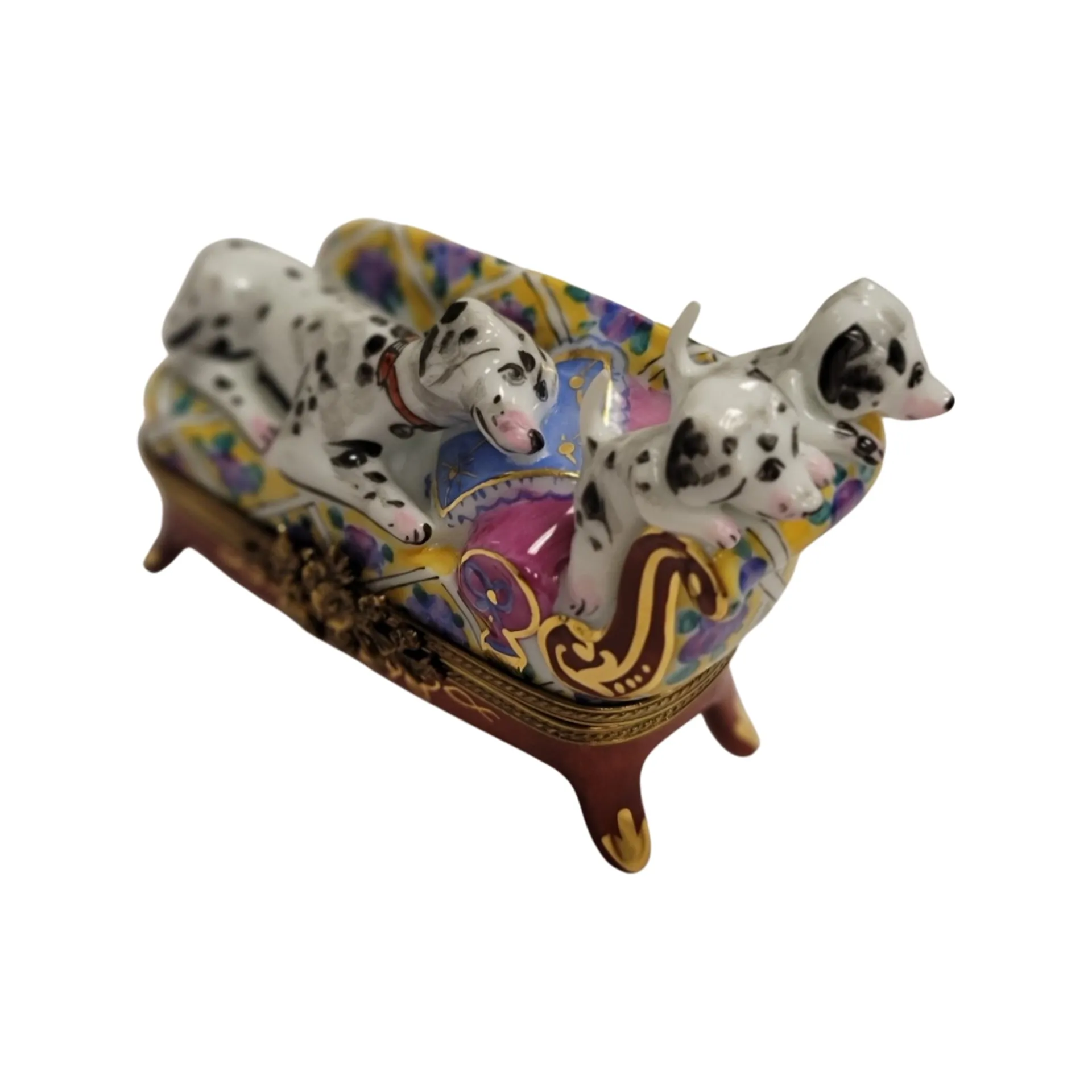 Dalmation Dogs on Couch Rare