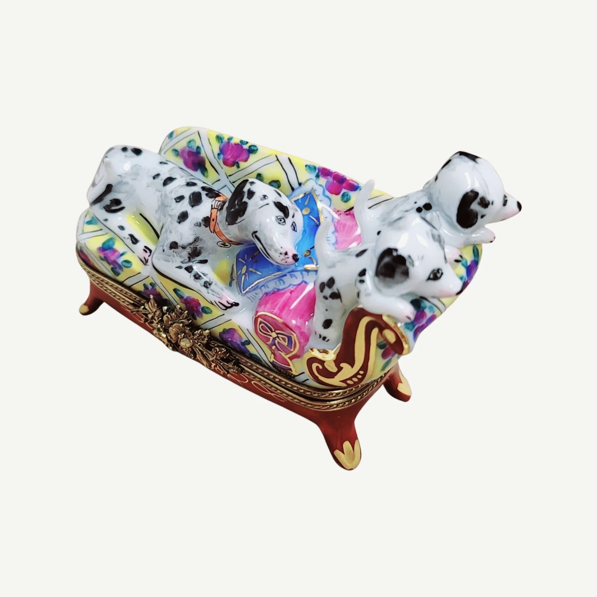 Dalmation Dogs on Couch Rare