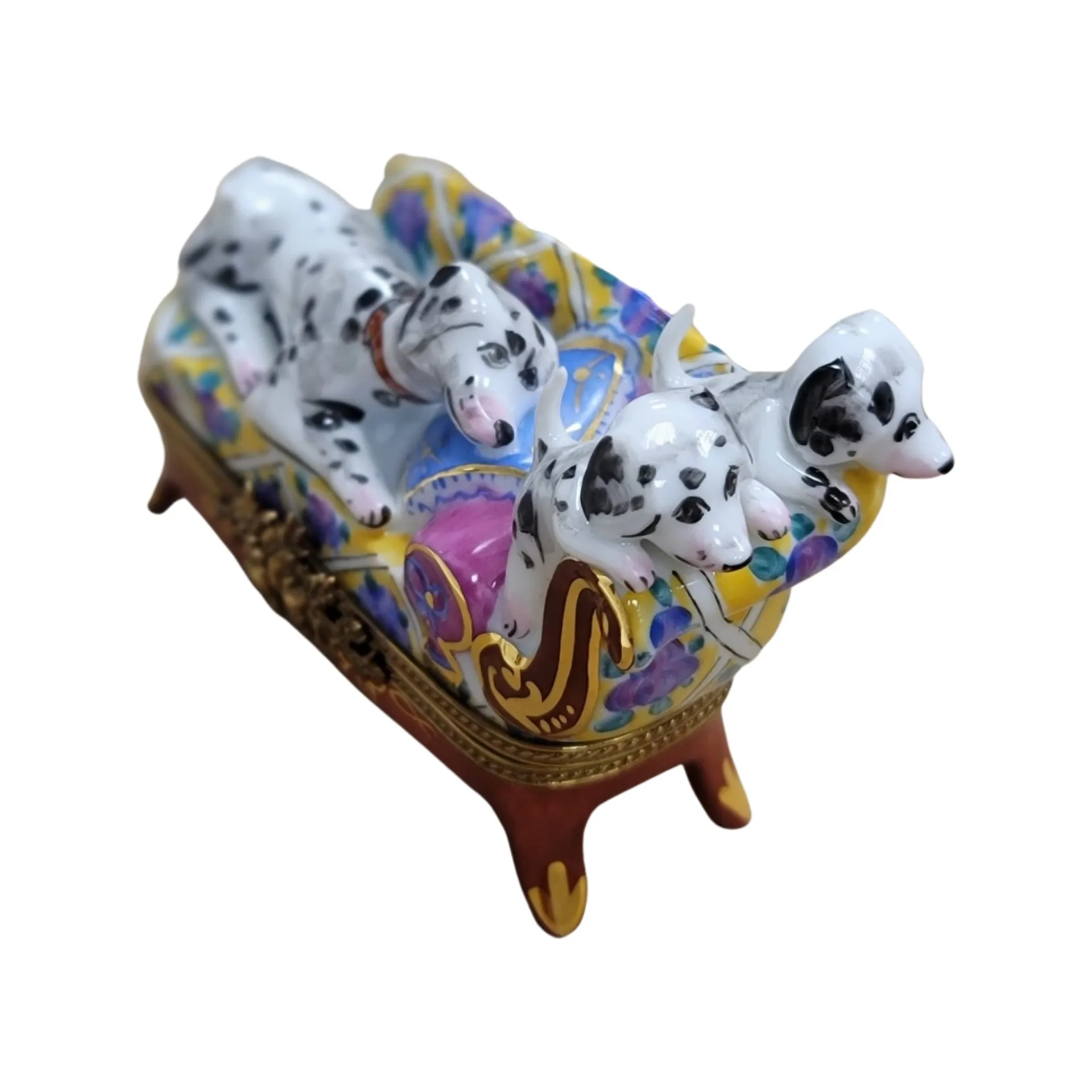 Dalmation Dogs on Couch Rare