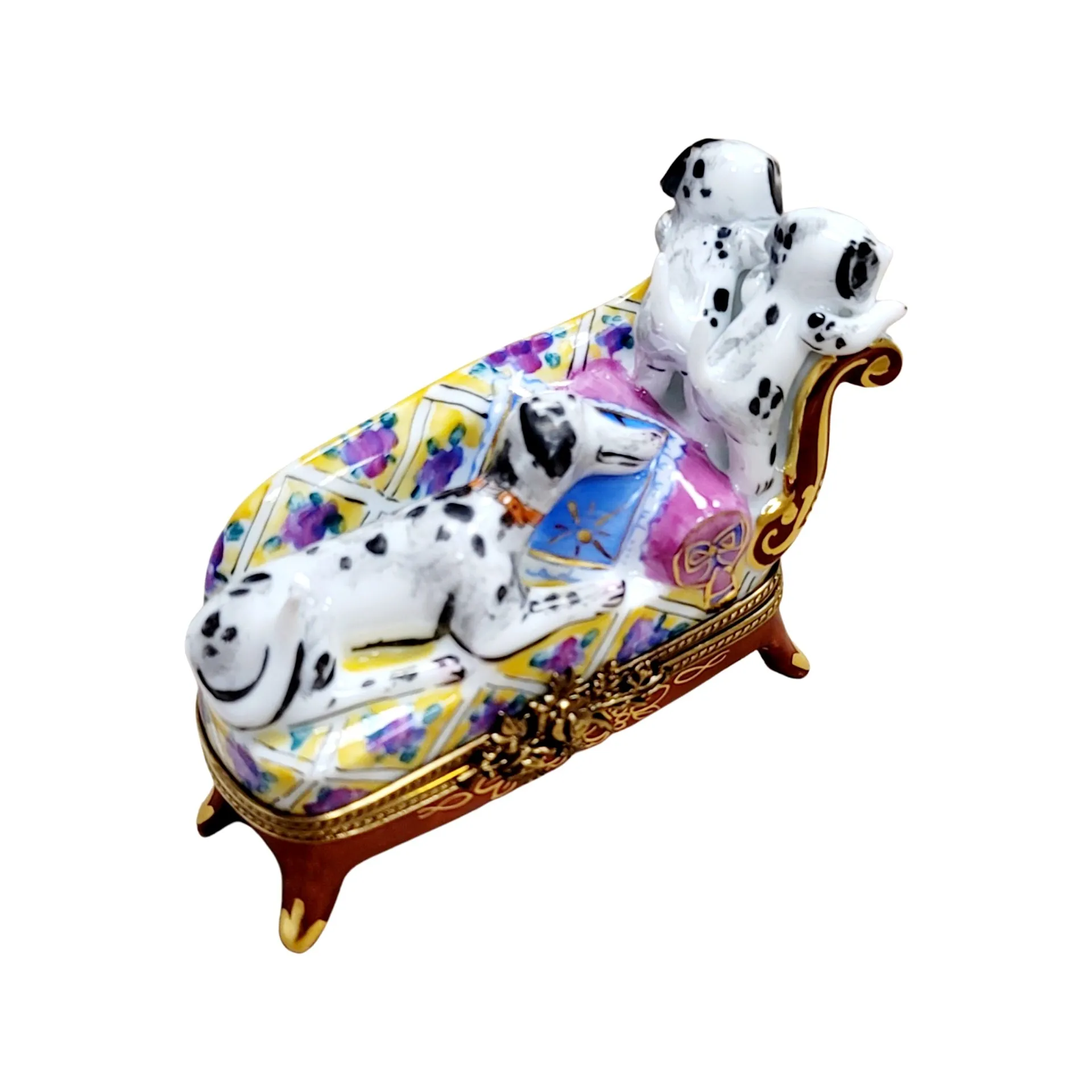 Dalmation Dogs on Couch Rare