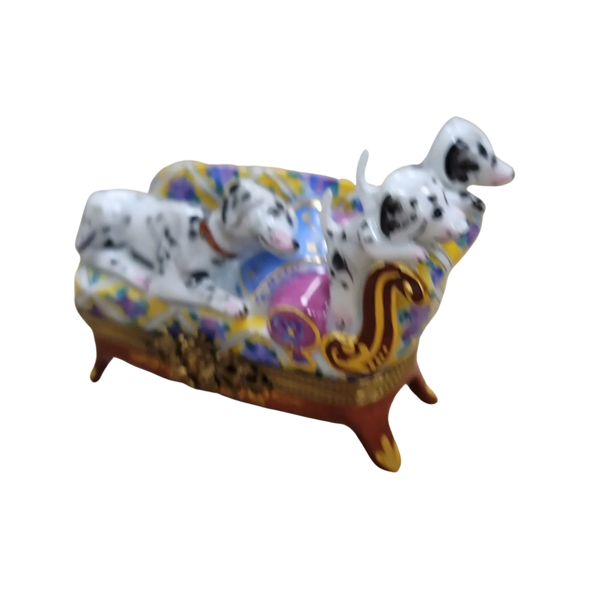 Dalmation Dogs on Couch Rare