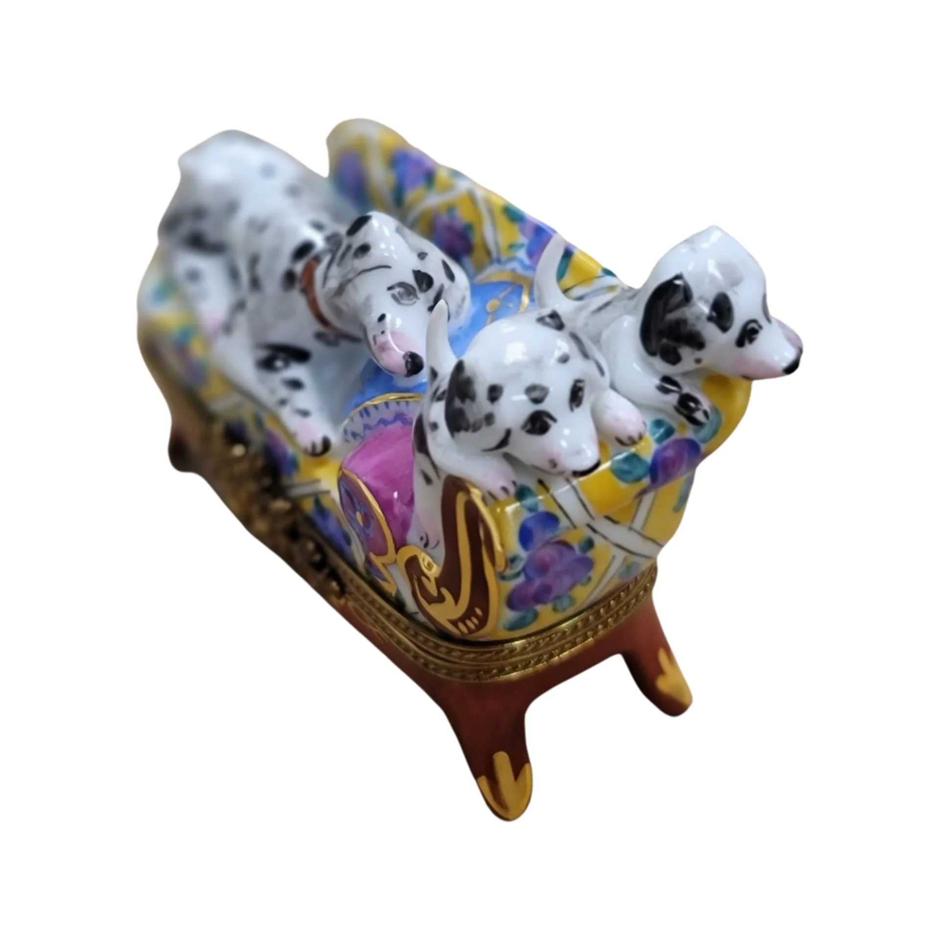 Dalmation Dogs on Couch Rare