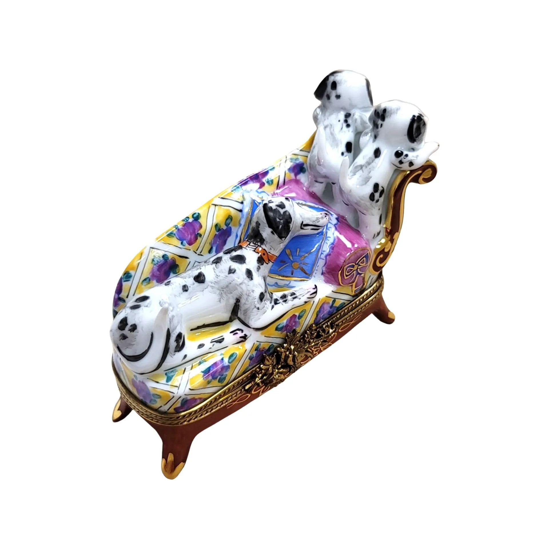 Dalmation Dogs on Couch Rare
