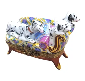 Dalmation Dogs on Couch Rare