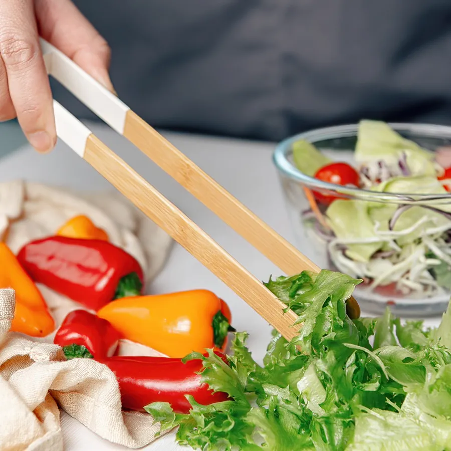 Drevo Bamboo Serving Tongs