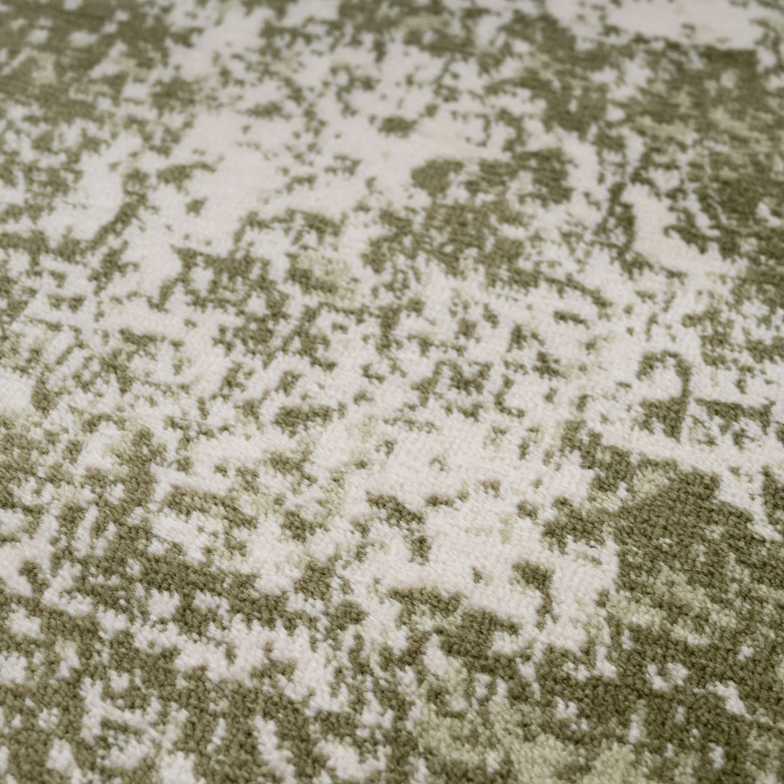 Earthy Green Abstract Rug - Barrow