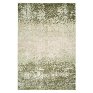 Earthy Green Abstract Rug - Barrow