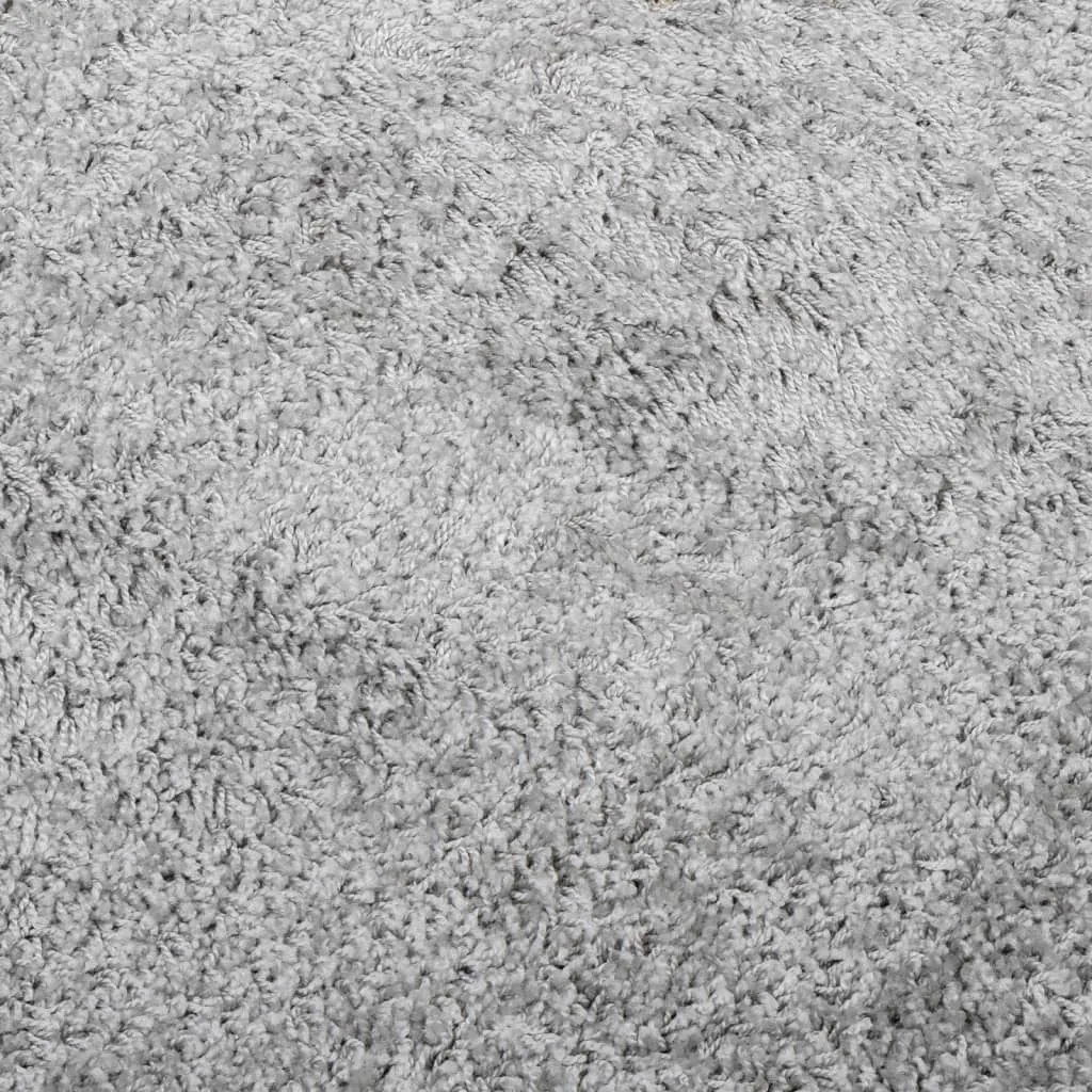 Elegant vidaXL Shaggy Rug PAMPLONA - Cozy High Pile Modern Grey Rug Ø 280 cm, Durable and Stylish