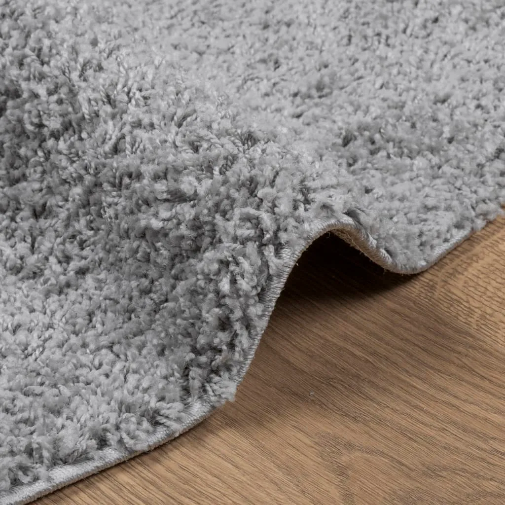 Elegant vidaXL Shaggy Rug PAMPLONA - Cozy High Pile Modern Grey Rug Ø 280 cm, Durable and Stylish