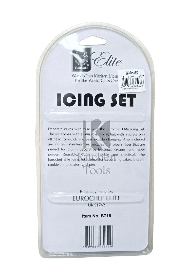 Eurochef 16piece Icing Set