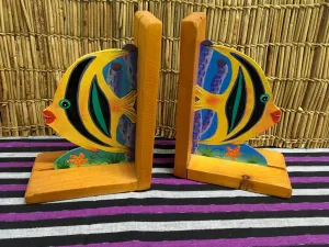 Fair Trade Haitian Folk Art Fish Bookends