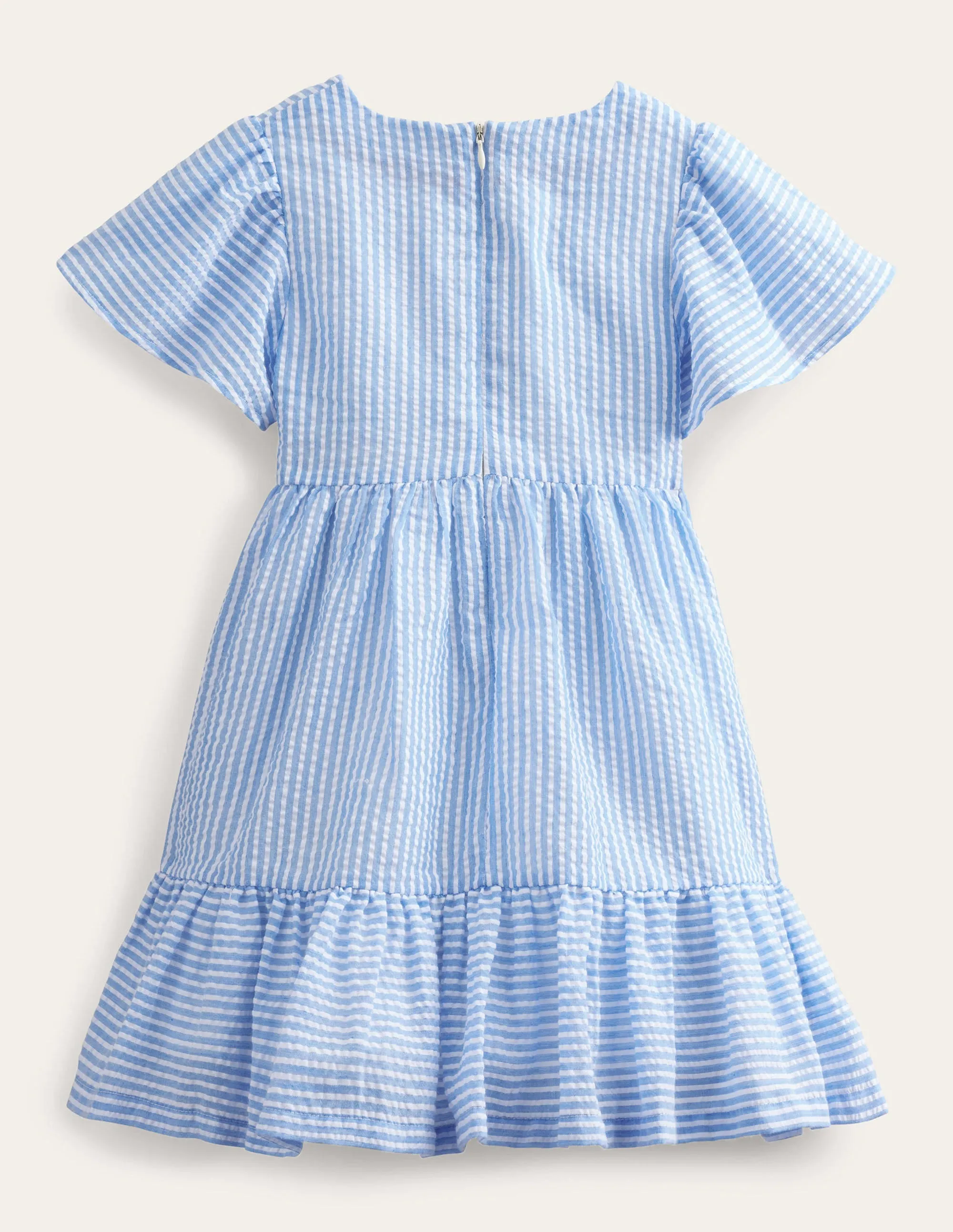 Fit & Flare Dress-Penzance/Ivory